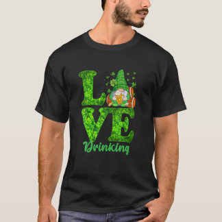 愛おもしろい飲み格言ビアラバーハッピーセントパー Tシャツ