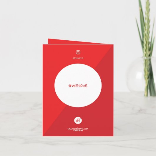 愛おもしろい カード (裏面)