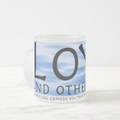 愛および他の寓話水 フロストグラスマグカップ (正面左)