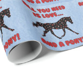 愛および子馬 ラッピングペーパー (ロールコーナー)