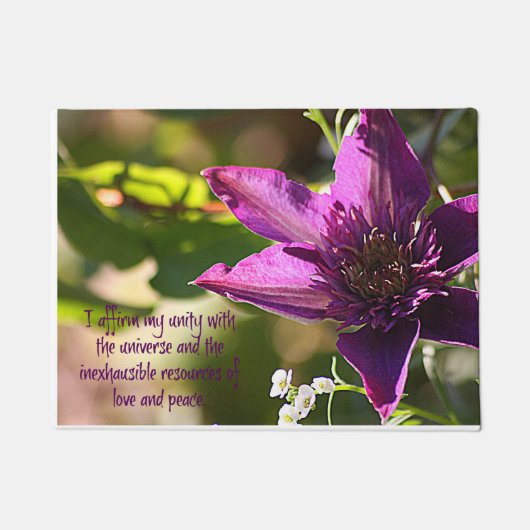 愛および平和ドア・マット ドアマット (正面)