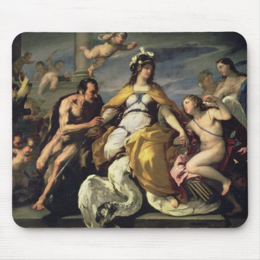 愛および悪は判断の武装を解除します マウスパッド (正面)