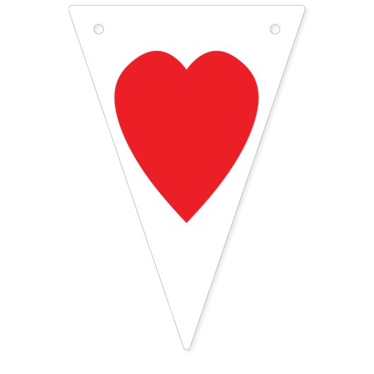 愛および感謝! 結婚式の印の三角形の形 バンティングフラッグ (第1の旗)