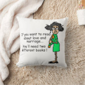 愛および結婚のユーモア クッション (ブランケット)