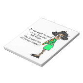 愛および結婚のユーモア ノートパッド (回転)