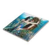 愛および美しいのセラミックタイルの海 タイル (側面)