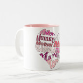 愛お母さん ツートーンマグカップ (正面左)