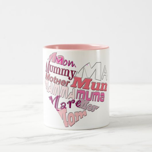 愛お母さん ツートーンマグカップ (中央)