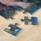 愛お気に入りののある家族の写真 ジグソーパズル (側面)