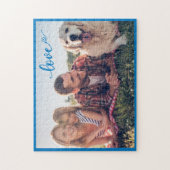 愛お気に入りののある家族の写真 ジグソーパズル (縦)