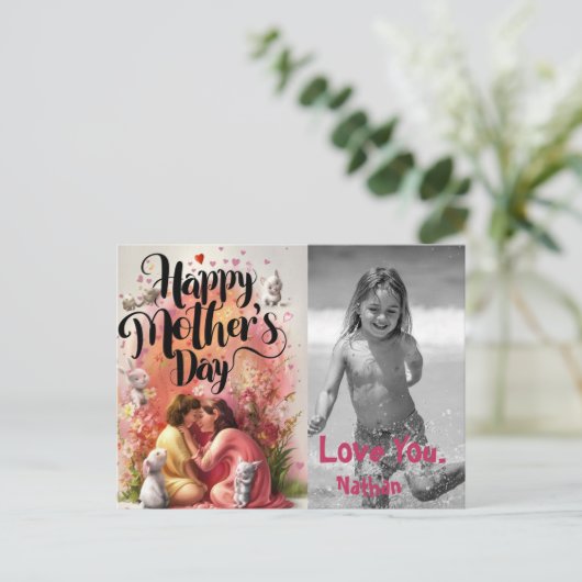 *~*愛お洒落する母の日の写真AP72 シーズンポストカード (スタンド正面)