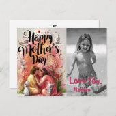 *~*愛お洒落する母の日の写真AP72 シーズンポストカード (正面/裏面)