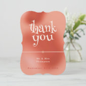 愛お洒落の泡：おとぎ話結婚の サンキューカード (スタンド正面)