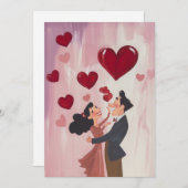 愛お洒落の空気 招待状 (正面/裏面)