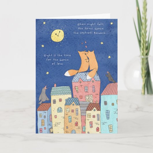 愛お洒落キツネパートナー シーズンカード (正面)