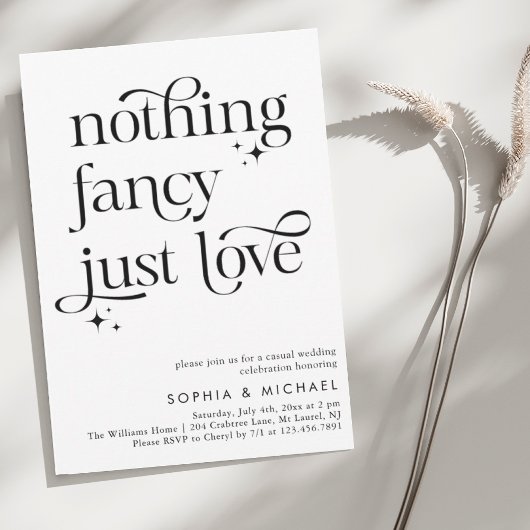 愛お洒落ファンシーの情けカジュアル結婚は 招待状