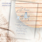 愛お洒落ファンシーの言葉は結婚ない アクリル招待状