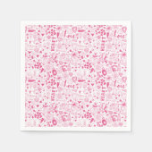 愛お洒落 スタンダードカクテルナプキン (正面)