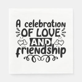 愛お祝い スタンダードランチョンナプキン