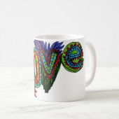 愛からの飲み物:。 コーヒーマグカップ (正面右)