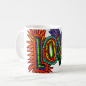 愛からの飲み物:。 コーヒーマグカップ (正面左)