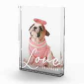 愛かわいいカスタム犬 フォトブロック (右)