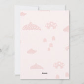 愛かわいいキノコ教室ガールバレンタインデー シーズンカード (裏面)