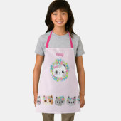 愛かわいい猫と子猫 – かわいいベイカーケーキ屋 エプロン (インサイチュ)