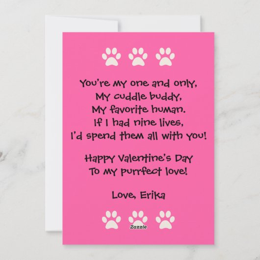 愛かわいい猫をテーマにしたバレンタイン シーズンカード