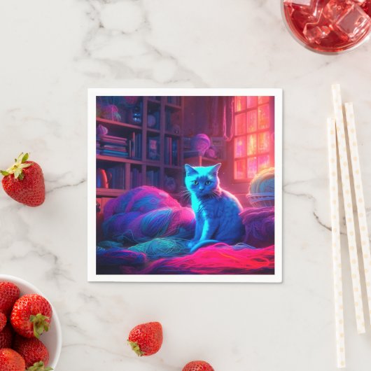 愛かわいい猫 スタンダードカクテルナプキン (インサイチュ)