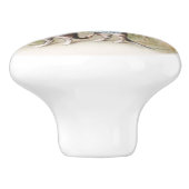 愛かわいく装飾的なノブの猫 セラミックノブ (側面)