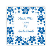 愛かわいらしで作った東洋花 セルフインキングスタンプ (デザイン)