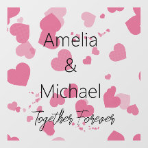 愛かわいらしハートパーソナライズされた