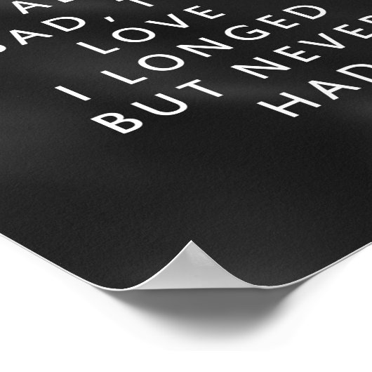 愛か – 短詩 ポスター (角)