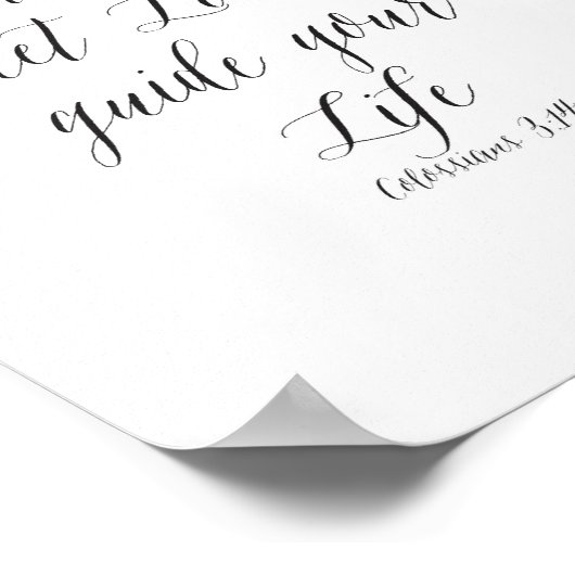 愛があなたの人生を導く – ポスター (角)