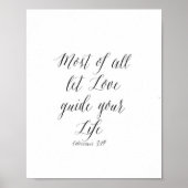 愛があなたの人生を導く – ポスター (正面)