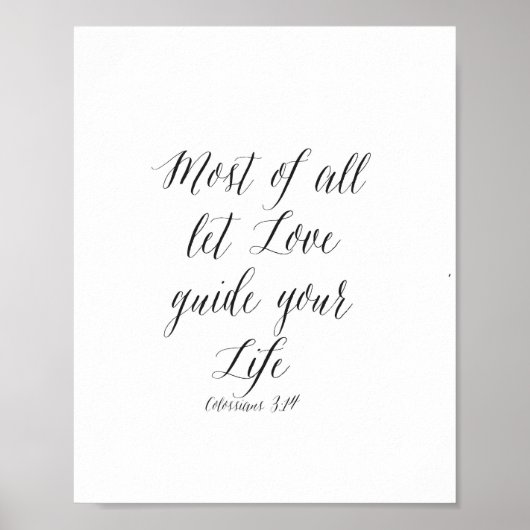 愛があなたの人生を導く – ポスター (正面)