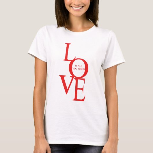 愛があればいい Tシャツ (正面)