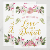 愛があればドーナツの看板があればそれで十分 (正面/裏面)