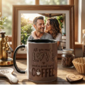 愛があれば、あとはコーヒーさえあればいい。 マグカップ