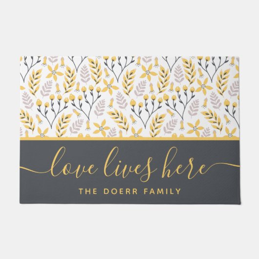 愛がここに ドアマット (正面)