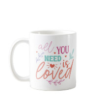 愛がすべて – ハートのあるインスピレーションMug