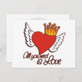 愛がすべて ポストカード (正面/裏面)