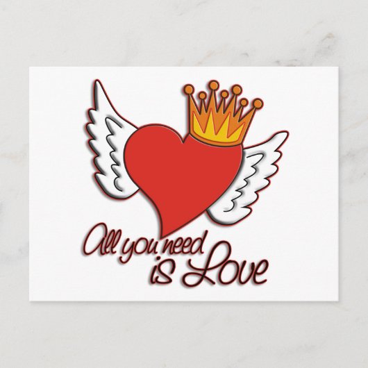 愛がすべて ポストカード (正面)