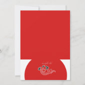 愛がすべて ヴァレンタインデーの招待状 招待状 (裏面)