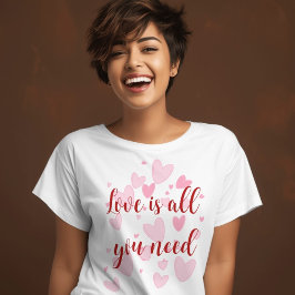愛がすべて Tシャツ