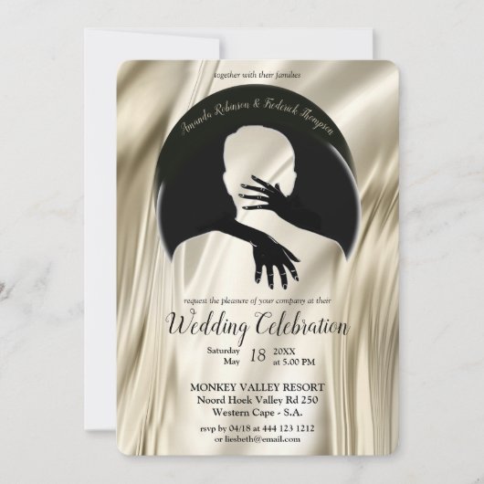 愛がすべて Wedding 招待状 (正面)