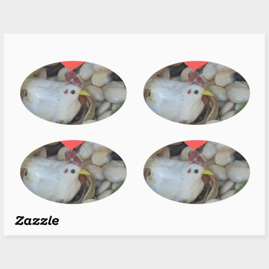 愛がそこにあった 楕円形シール (シート)