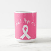 愛がん生存者への信仰 コーヒーマグカップ (中央)