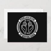 愛がアッラーのためにあるイスラーム ポストカード (正面/裏面)